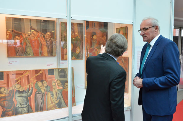 Изложба копија фресака живописа манастира Пиве: Рукама пренео векове